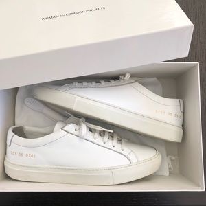 Common Projects Achilles Low White Sneakers size 36 6